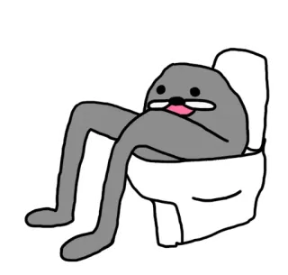 💩 fc230ad9 foca, wc, cartone animato, umorismo, divertente, animale whatsapp sticker