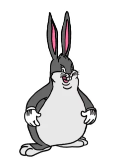 😀 fd1a3a3d Big Chungus Big Chungus, Meme, Cartone animato, Coniglio, Coniglio, Divertente, Meme di internet whatsapp sticker
