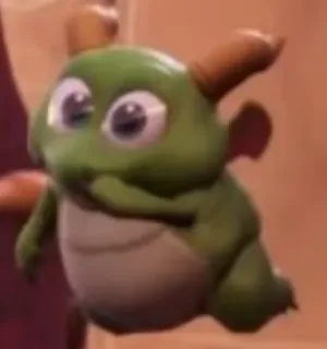 😚 7560fc07 モンスター, 漫画, 可愛い, 緑, 生き物 telegram sticker