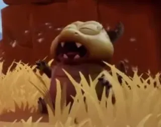 😡 c0cb0462 モンスター, クリーチャー, 漫画, ファンタジー, 眠い telegram sticker