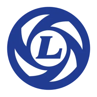 👍 151e38bf Logo, Lettera L, Blu, Bianco, Simbolo, Astratto, Badge, Icona telegram sticker