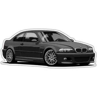 🚗 93820e80 자동차, 차, BMW, 차량, M3 telegram sticker