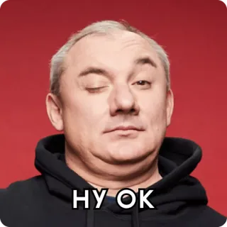 😉 09dafec8 НУ ОК โอเค, รัสเซีย, มีม, หน้า, ขยิบตา, ปฏิกิริยา telegram sticker