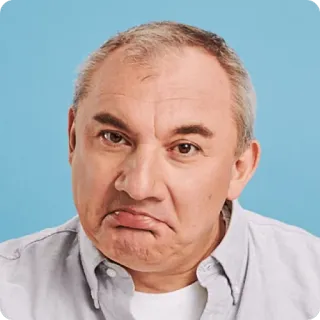 😕 c2abed5d หน้า, เบ้หน้า, ภาพบุคคล, คน, ผู้ชาย, สีหน้า telegram sticker