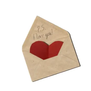 💌 1b908aac P.S. I love you! 愛, 手紙, ハート, 追伸, バレンタイン, メッセージ, 愛情, ロマンチック telegram sticker