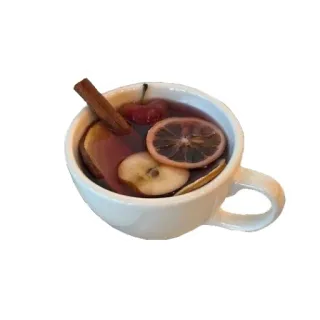 ☕️ e15bbd8e ホットワイン, 飲み物, 飲料, 冬, ホリデー, クリスマス, シナモン, フルーツ telegram sticker