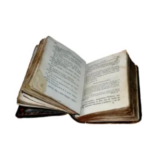 📓 f266f600 本, 開いた本, 古い本, ヴィンテージ本, アンティーク, 読書, 文学, 古びた telegram sticker