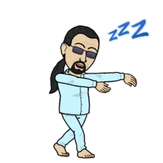 🌚 1198b649 ZZZ sonolento, dormindo, cansado, zzz, desenho animado, avatar telegram sticker