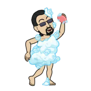 🥋 8b23e994 Desenho animado, Bolhas, Sabão, Limpo, Chuveiro, Higiene, Banho, Animado telegram sticker