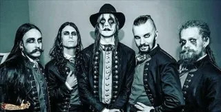 👥 3c0708fb band, mannen, muziek, gothic, make-up, donker telegram sticker