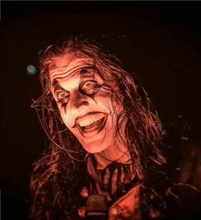 😍 7b146b5d eng, clown, griezelig, make-up, horror, artiest telegram sticker