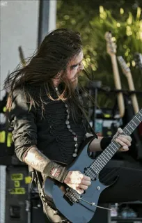 😎 a8034ecd muzikant, gitaar, concert, metal, muziek telegram sticker