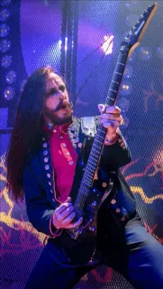 😌 b3d773db gitaar, muzikant, optreden, rock, muziek telegram sticker