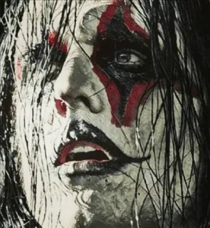 😳 c2243aaf Gezichtsverf, Gothic, Donker, Emo telegram sticker