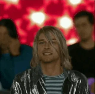 ⚡ 89942aa6 Kurt Cobain Kurt Cobain, Nirvana, musician, singer, 90s, grunge telegram sticker