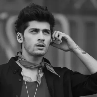 ▪️ 46821553 Zayn Malik zayn malik, cantante, one direction, celebridad, retrato, música telegram sticker