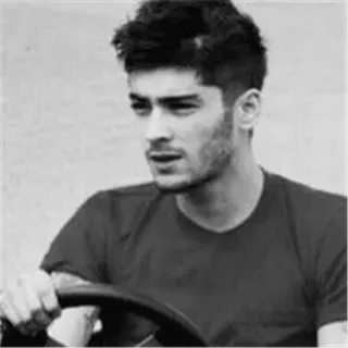 ▪️ 7bdda0f9 Zayn Malik celebridad, cantante, Zayn Malik, conduciendo, volante telegram sticker