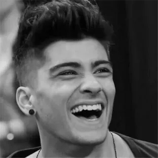 ▪️ aa6c5b34 Zayn Malik Zayn Malik, cantante, celebridad, retrato, One Direction, sonrisa telegram sticker