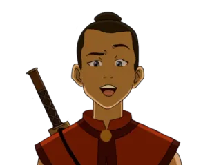 🙄 0a527701 Sokka Avatar: The Last Airbender Cartoon, Personage, Sokka, Avatar, De Legende van Aang, Boemerang, Grappig telegram sticker