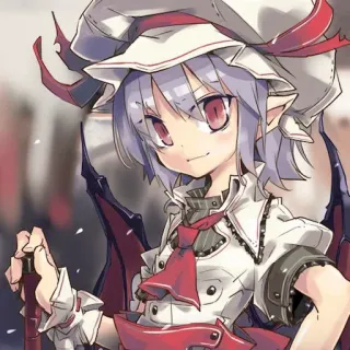 😉 71562284 anime, character, elf, girl, wings, hat telegram sticker