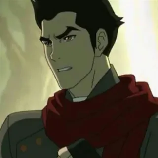 😤 731e52a7 Mako The Legend of Korra 马科, 降世神通：科拉传奇, 动画, 御火术, 神通, 围巾 telegram sticker