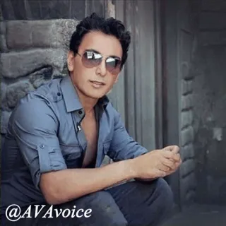 👤 3f2805f9 @AVAVoice uomo, occhiali da sole, ritratto, persona, maschio telegram sticker