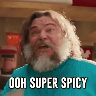 💥 0a0439e0 OOH SUPER SPICY spicy, food, expression, ooh telegram sticker