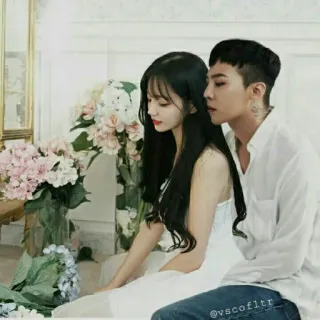 ❤️ 13937a3f @vscofltr orang, pasangan, potret, bunga telegram sticker