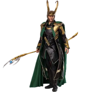 😈 41bd6c0f Loki Loki, Marvel, superhero, villain, god of mischief, Thor telegram sticker