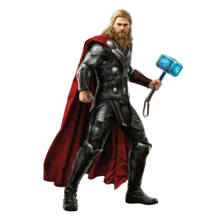 ⚡ 52d4ec93 Thor Marvel, superhero, comic book, Thor, Mjolnir, Asgard telegram sticker