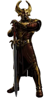 😈 6702c349 armor, helmet, warrior, sword, battle, fantasy telegram sticker