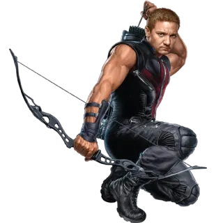 ♐ 7113efee Hawkeye Hawkeye, Marvel, Superhero, Archer, Avengers telegram sticker