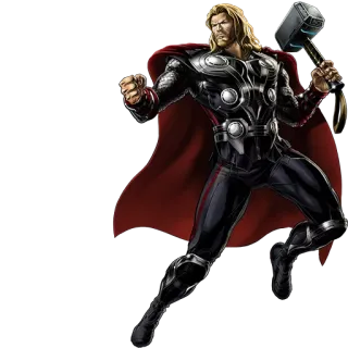 👊 291299b7 Thor superheld, Marvel, stripboek, personage, held telegram sticker