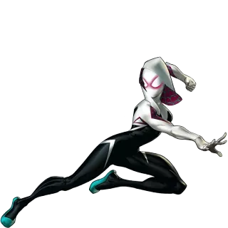 👊 4cee0d96 Spider-Gwen Spider-Gwen, Marvel, Superheld, Spider-Woman, Gwen Stacy telegram sticker