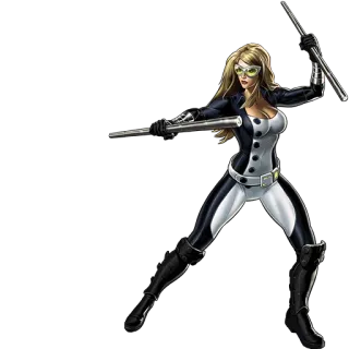 👊 52466da2 Mockingbird superheld, Marvel, comics, actie, vechter, vrouw telegram sticker