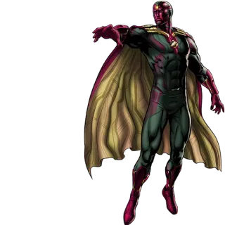 👊 5fdb1c68 Vision superheld, Marvel, Android, stripfiguur telegram sticker