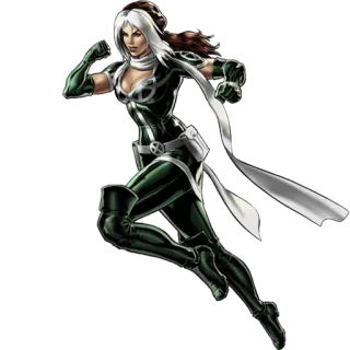 👊 af7f61d4 Rogue superheld, X-Men, Marvel, strip, Rogue, mutant telegram sticker