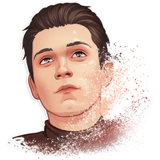 😵 099e01cc Tom Holland Tom Holland, acteur, célébrité, portrait telegram sticker