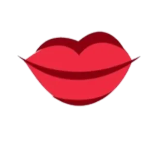 🙂 9d808fd0 唇, 赤, 口, キス, 美容, メイク telegram sticker