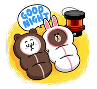 GOOD NIGHT whatsapp stickers