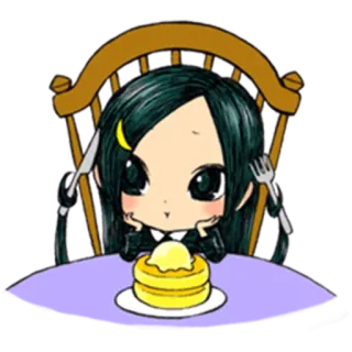 👅 d6aeffc5 Anime, Manga, Pancake, Kawaii, Carino, Cibo, Dolce telegram sticker