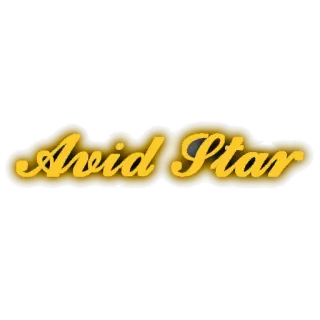 💬 571a5891 Avid Star 星星, 狂热, 文本, 贴纸, 排版 telegram sticker