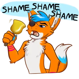 Avi Fox Sticker Pack telegram stickers