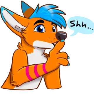 Avi Fox Sticker Pack telegram stickers