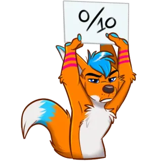 Avi Fox Sticker Pack telegram stickers