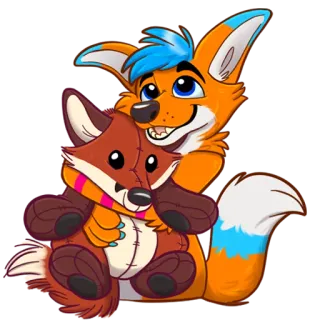 Avi Fox Sticker Pack telegram stickers