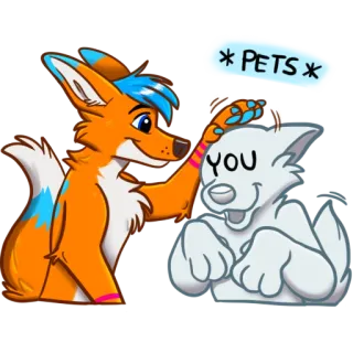 Avi Fox Sticker Pack telegram stickers
