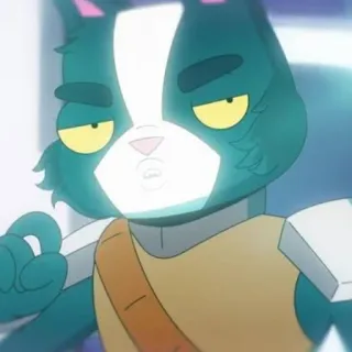 😚 141e4d65 kat, dier, cartoon, sticker, personage telegram sticker