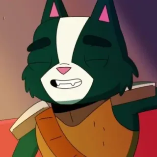 😁 779b4825 Cartoon, Kat, Animatiefiguur, Ruimte, Grappig, Sciencefiction telegram sticker