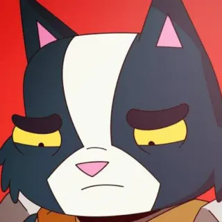 😓 7874cca9 Mooncake Final Space Animatie, Cartoon, Kat, Ruimte, Animatieserie, Final Space telegram sticker